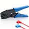 Twidec Ratchet Crimp Pliers Crimping Tool Ratchet Terminal Crimper Wire Crimp Tool For Crimping Tubular Terminals Nylon Flag Spade Female Connectors HS07FL