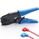 Twidec Ratchet Crimp Pliers Crimping Tool Ratchet Terminal Crimper Wire Crimp Tool For Crimping Tubular Terminals Nylon Flag Spade Female Connectors HS07FL