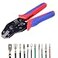 HKS SN68B Open Barrel Crimping Tool 2816 AWG 00815mm Ratcheting Wire Crimper for JSTSHGHZHPHXHSM Dupont Molex TE PCIE SATA Terminals