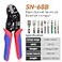 HKS SN68B Open Barrel Crimping Tool 2816 AWG 00815mm Ratcheting Wire Crimper for JSTSHGHZHPHXHSM Dupont Molex TE PCIE SATA Terminals