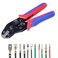 HKS SN68B Open Barrel Crimping Tool 2816 AWG 00815mm Ratcheting Wire Crimper for JSTSHGHZHPHXHSM Dupont Molex TE PCIE SATA Terminals