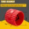 Ripeng 2 Pieces InnerOuter Reamer Pipe and Tube Deburring Reamer Tubing Chamfer Tool for PVC PPR Copper Brass Aluminum Pipes Red Black