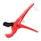 HAUTMEC Pvc Pipe Cutter Tool PEX Pipe Cutter Tubing Cutter for Cutting 36mm PVC CPVC PPR PEX Rubber Hose Cutter and Plumbing Plastic Cutter Ideal for Home Work Handymen and Plumbers HT0256TC