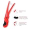 HAUTMEC Pvc Pipe Cutter Tool PEX Pipe Cutter Tubing Cutter for Cutting 36mm PVC CPVC PPR PEX Rubber Hose Cutter and Plumbing Plastic Cutter Ideal for Home Work Handymen and Plumbers HT0256TC