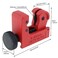 LUORNG Mini Arrow Cutter 322mm Archery Pipe Tube Cutting Carbon Wood Shaft Off Saw Tool Red