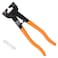 Edward Tools Tile Nippers for CeramicPorcelainMosaicGlass Tile 8 Handheld Snipper with Compound Strength Spring Load Design Tungsten Carbide Nibbler Jaws Steel Pliers Body
