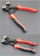 FITOOL Wheeled Glass Tile Nippers Stained Glass Mosaic Backsplash DIY Tile Working Tool with Two Tungstencarbide Scoring Wheels 78Inch Ceramic Tile Cutting Shapping Plier Tile Mosaic Nippers