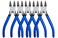 KAIHAOWIN Wire Cutters 5 Pack 65 inch Flush Cutters Diagonal Cutters Side Cutters Precision Ultra Sharp Spring Loaded Wire Snips Clippers Dikes Cutting Pliers Small for Crafting Jewelry MakingBlue