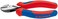 KNIPEX Tools 73 02 160 SB XCut Compact Box Joint Diagonal Cutter with Comfort Grip Handle RedBlue