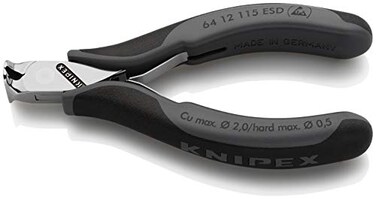 KNIPEX Tools 64 12 115 ESD Electronics End Cutting Nippers 45Inch