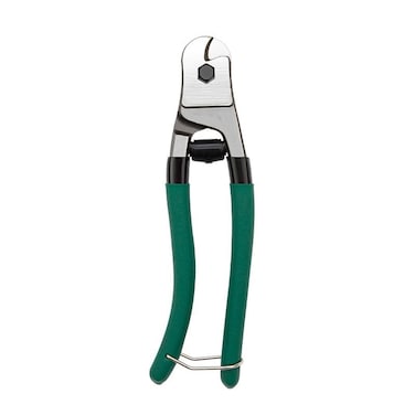Ykyjch 8 Inch Steel Wire Cable Cutters Heavy Duty Pocket Size Bike Bicycle Cable Cutter Pliers Wirecutter Cutting Tool 532 for Stainless Steel Wires Comfortable Safety Springloaded Handle OneHanded