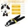 MEINV Cable Cutter Wire Rope Heavy Duty Stainless Steel Aircraft Up to 532 75inch Black Bicycle Brake Cutter Pliers with 10 Bike Brake Cable Cap End Tips for Deck Railing AluminumCopper Wire Fence