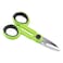 Duogalia Kevlar Shears for Fiber Optic Cable Precision Stainless Steel Fiber Optic Scissors for Cutting Fiber Pigtail Fiber Patch Cord Green