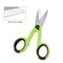 Duogalia Kevlar Shears for Fiber Optic Cable Precision Stainless Steel Fiber Optic Scissors for Cutting Fiber Pigtail Fiber Patch Cord Green
