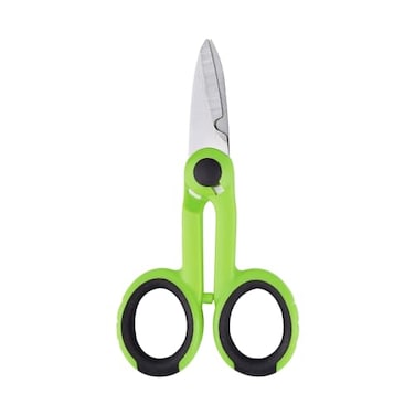 Duogalia Kevlar Shears for Fiber Optic Cable Precision Stainless Steel Fiber Optic Scissors for Cutting Fiber Pigtail Fiber Patch Cord Green
