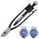 HARSKIYER 9 Inch Safety Wire Pliers with 50 FT 25 FT Safety Wire Chrome Vanadium Steel Safety Wire Twisting Tool for Aircraft Machinery Vehicles
