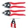 Muzata 2Pack Cable Cutter Wire Rope Heavy Duty Stainless Steel Aircraft Up to 532 for Deck Stair Railing Strong Thick Seal Metal Fence Bike Bicycle Brake Cutter CR12