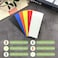 HUAAO 12Pcs G10 Spacer Knife Sheets Making Supplies Knife Handle Material472 x 157 x 004 Inches Multicolored Scale Liner Material6 Colors