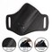 topstache Topstache Handmade Leather Pocket EDC Belt Folding Knife Sheath for ManCross Draw Right Side Carry Open Top for 5 inch Folding KnifeBlack