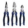 KAIHAOWIN Pliers Set 8 Needle Nose Pliers 8 Linesman Pliers 7 Diagonal Cutter Electrician Plier Set with Wire Cutter Stripper and Crimper