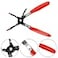 CSBOYUKEJ 2 piece Car Soldering Plier Wire Welding ClampsMultifunctional Wire Welding Pliers Pick Up Assist Pliers Hand Tools for Car Maintenance and Repair