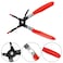 CSBOYUKEJ 2 piece Car Soldering Plier Wire Welding ClampsMultifunctional Wire Welding Pliers Pick Up Assist Pliers Hand Tools for Car Maintenance and Repair