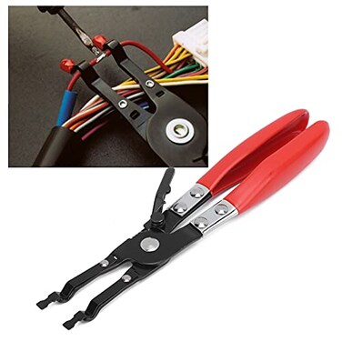 KIMISS Electrical Disconnect Pliers Metal Soldering Plier Multi Function Wire Welding Clamp Pick Up Aid Tool For Automobile Maintenance Repairing Solder Splicing Wires