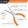 LEONTOOL 6Inch Hose Grip Plier Small Offset Spark Plug Boot Removal Pliers 15 Inch Diameter Long Reach Nose Ring Pliers for Spark Plug Boots and Removing Small Hoses