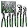 SK 5Piece Pliers Set 8 Adjustable Joint 8 10 and 12 Quick Adjust VJaw Groove Joint 10 Pliers Wrench Premium CRV Construction with EVA Foam Tool Organizer