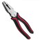 TLHO Linesman Pliers 8inch Combination with wire cutters Remove Corroded or Rusted Nails BlackRed