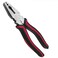 TLHO Linesman Pliers 8inch Combination with wire cutters Remove Corroded or Rusted Nails BlackRed