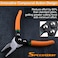 SPEEDWOX 3pcs Diagonal Cutters Wire Cutters 65 7 8 Compound Action Lineman Long Nose Pliers with Safety Lock