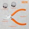 SPEEDWOX 5 Transverse End Cutter With Flush Jaw 7mm SMTSMD Chip Side Cutting Pliers Front Angle Model Nipper Plastic Model Tools for Quick Removal of PCB Surface Mount Components