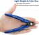 YEGEOOE Flush Wire Cutter 5PACK Blue Diagonal Cutting Pliers Side Cutter Nippers Micro Wire Cutter Wire Clippers Wire Snips 5inch size