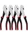 IGAN Wire Cutters Heavy Duty Pack of 4 7inch Side Cutters Dikes Ultra Tough and Durable Diagonal Cutters with Springloaded Ideal Cutting Pliers for Electricians and Homes