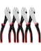 IGAN Wire Cutters Heavy Duty Pack of 4 7inch Side Cutters Dikes Ultra Tough and Durable Diagonal Cutters with Springloaded Ideal Cutting Pliers for Electricians and Homes