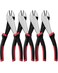 IGAN Wire Cutters Heavy Duty Pack of 4 7inch Side Cutters Dikes Ultra Tough and Durable Diagonal Cutters with Springloaded Ideal Cutting Pliers for Electricians and Homes