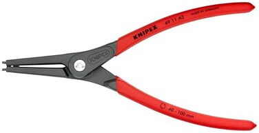 KNIPEX External Precision Snap Ring PliersRed and Silver