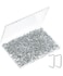 Mr. Pen Mr Pen Galvanized Hog Rings 34 1000 Pcs Bulk Hog Rings Upholstery Hog Ring for Furniture Upholstery FencingBagging Railing Sausage Casing Meat bags Shock Cords