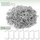 Mr. Pen Mr Pen Galvanized Hog Rings 34 1000 Pcs Bulk Hog Rings Upholstery Hog Ring for Furniture Upholstery FencingBagging Railing Sausage Casing Meat bags Shock Cords