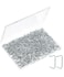 Mr. Pen Mr Pen Galvanized Hog Rings 34 1000 Pcs Bulk Hog Rings Upholstery Hog Ring for Furniture Upholstery FencingBagging Railing Sausage Casing Meat bags Shock Cords