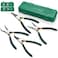 Covzoe 4 Pieces Snap Ring Pliers Set 7 Inch Heavy Duty Internal External Circlip Pliers Kit with Storage Case Straight Bent Jaw Lock Pliers for Ring Remover Retaining