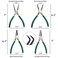 Covzoe 4 Pieces Snap Ring Pliers Set 7 Inch Heavy Duty Internal External Circlip Pliers Kit with Storage Case Straight Bent Jaw Lock Pliers for Ring Remover Retaining