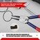 GOLD DEER 8 Right Angle Tip Retaining Ring Pliers Lock Circlip Pliers Special Tool for Removal