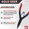 GOLD DEER Angle Tip Lock Retaining Ring Pliers Spring Loaded 9 Special Circlip Horseshoe Washer Pliers
