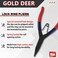 GOLD DEER Angle Tip Lock Retaining Ring Pliers Spring Loaded 9 Special Circlip Horseshoe Washer Pliers