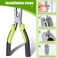 KHEARPSL Hog Ring Pliers and 1200Pcs Wire Cage Clips Fencing Pliers JClips Chicken Dog Rabbit Cage Building Supplies Tools Wire Net Mesh Fastener