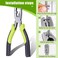KHEARPSL Hog Ring Pliers and 1200Pcs Wire Cage Clips Fencing Pliers JClips Chicken Dog Rabbit Cage Building Supplies Tools Wire Net Mesh Fastener