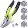 KHEARPSL Hog Ring Pliers and 1200Pcs Wire Cage Clips Fencing Pliers JClips Chicken Dog Rabbit Cage Building Supplies Tools Wire Net Mesh Fastener