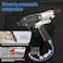 meite SC760CI2 Pneumatic Hog Ring Gun 16 Gauge 12 Crown Hog Ring Pliers 2636 mm Closure Upgrade Trigger Air C Ring Stapler for Fencing Upholstery Pet Cages and Bag Closing